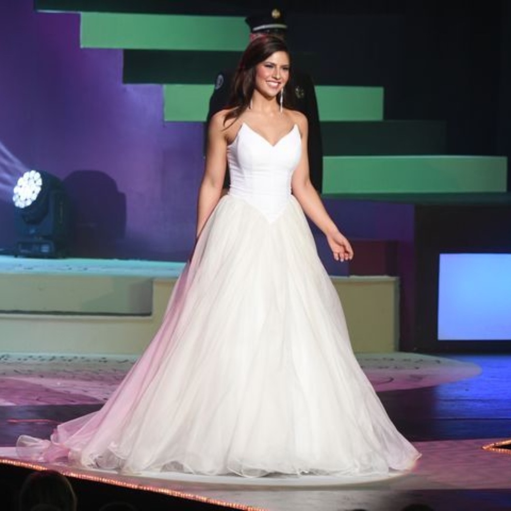 White Custom Sherri Hill Gown